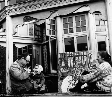 John Randall Bratby; David Bratby; Jean Esme Oregon Cooke NPG x88625