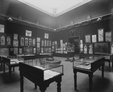 Interior of the fifth Arts and Crafts Society Exhibition at the New Gallery (South Gallery) NPG x200688