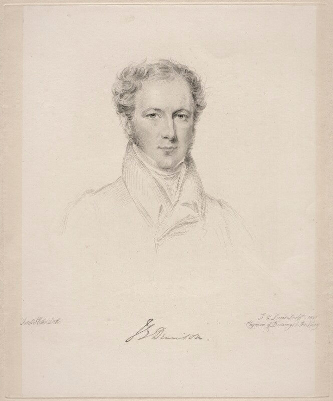 (john) evelyn denison, 1st viscount ossington npg d20628