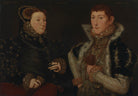 Mary Neville, Lady Dacre; Gregory Fiennes, 10th Baron Dacre NPG 6855
