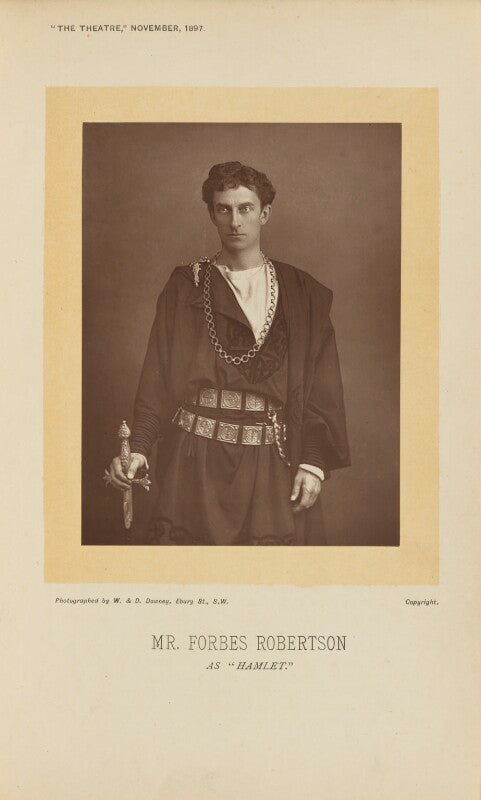 Sir johnston forbes robertson as hamlet in 'hamlet' npg ax28902