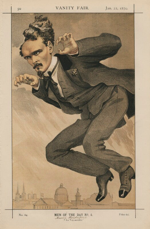 Victor henri rochefort, marquis de rochefort luçay ('men of the day no. 4.') npg d43415