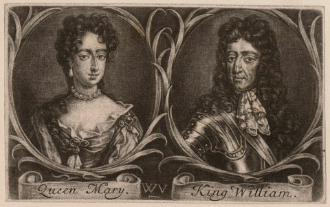 Queen Mary II; King William III NPG D9227
