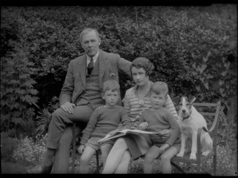 Eila carey (née reynolds); gordon vero carey; hugh francis gordon carey; ronald clive adrian carey npg x41869