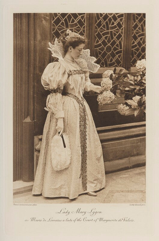 Lady mary hepburn stuart forbes trefusis (née lygon) as marie de lorraine, a lady of the court of marguerite de valois npg ax41162