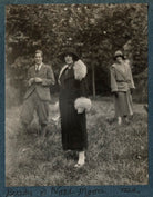 Sir (Edward) Penderel Moon; Noël Moon; Julian Vinogradoff (née Morrell) NPG Ax142011