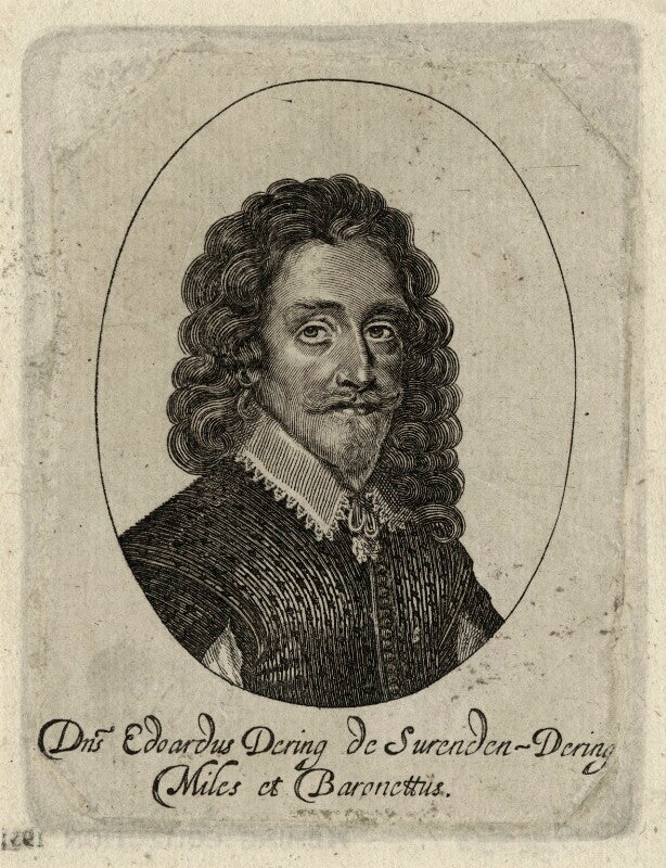 Sir edward dering, 1st bt npg d26933