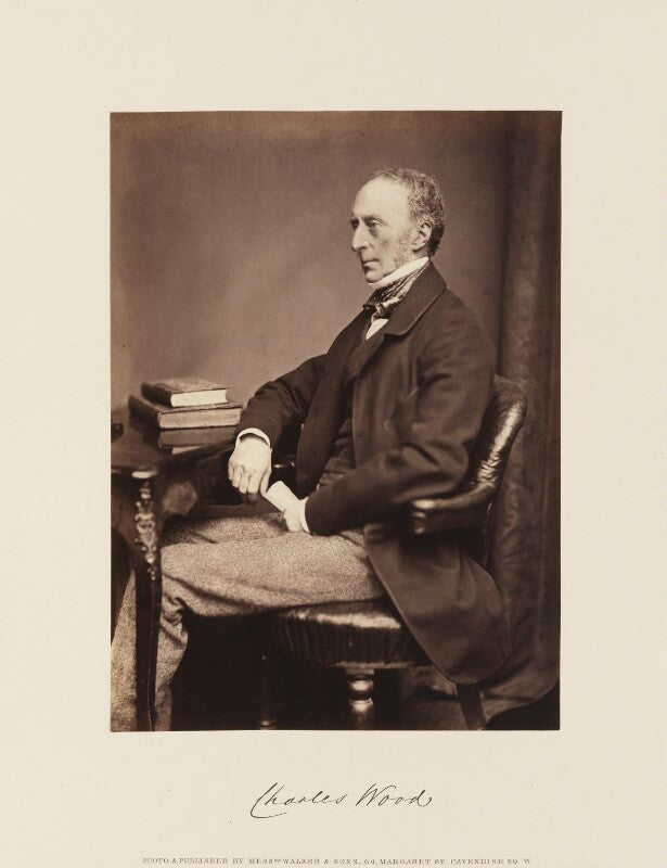 Charles wood, 1st viscount halifax npg ax15865