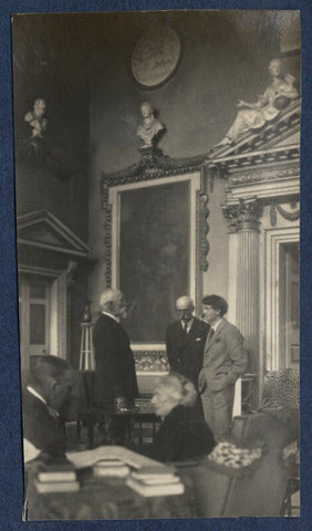 Philip Edward Morrell; Harold Lee-Dillon, 17th Viscount Dillon; Mark Gertler and two unknown sitters NPG Ax141739