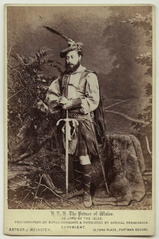 King edward vii when prince of wales as lord of the isles npg x6858