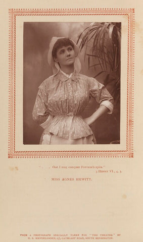 Agnes Hewitt (later Boyd) NPG Ax9307
