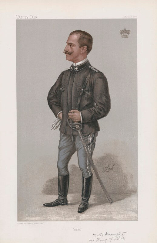 Victor emmanuel iii, king of italy ('sovereigns. no. 26.') npg d45124