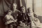 Egon Sharpe Pearson; Karl Pearson; Maria Pearson (née Sharpe); Sigrid Letitia Sharpe Pearson NPG x21747