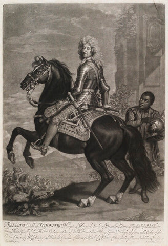 Frederick Herman de Schomberg, 1st Duke of Schomberg and an unknown boy NPG D11563