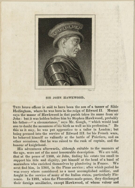 Sir john de hawkwood npg d24058