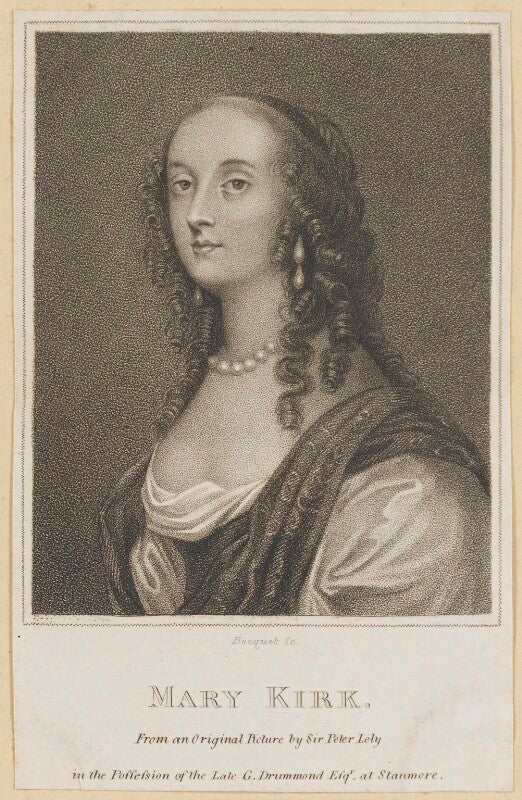 Mary (née kirke), lady vernon npg d30585