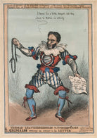 Sir Thomas Buckler Lethbridge, 2nd Bt ('Thomas Leatherbreeches the Somersetshire Grimaldi receiving an answer to his Letter') NPG D48873