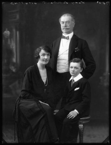 Lady Kathleen Barbara Sophia Lambart; Sir Gustavus Francis Lambart, 1st Bt; Sir Oliver Francis Lambart, 2nd Bt NPG x37290