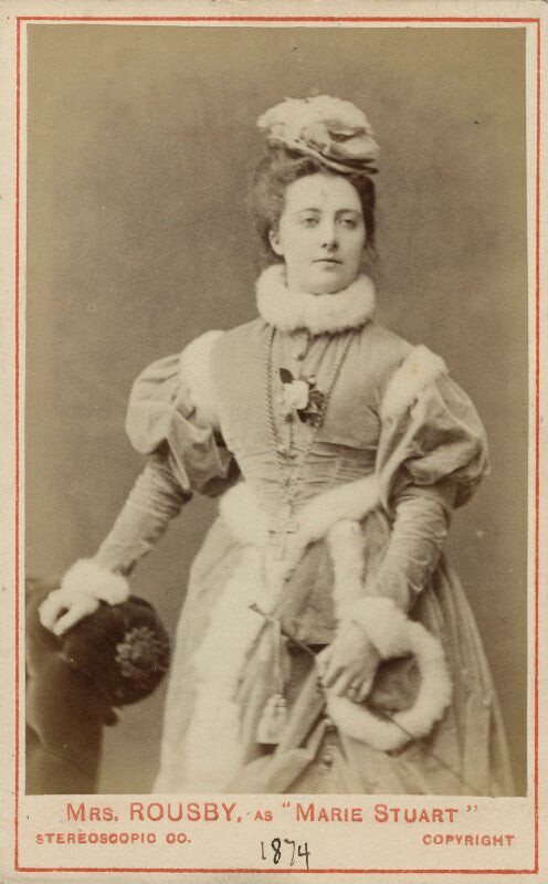 Clara marion jessie rousby (née dowse) as mary stuart in 'mary queen of scots' npg ax18160