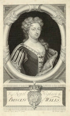 Caroline Wilhelmina of Brandenburg-Ansbach when Princess of Wales NPG D32894