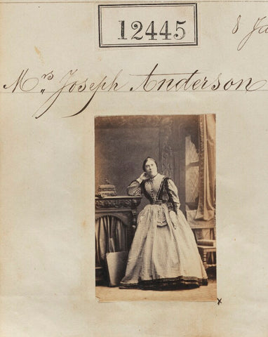 Mrs Joseph Anderson NPG Ax62094