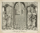 Four unknown sitters engraved as 'The Marriage of King Henry VII and Elizabeth of York' NPG D23845