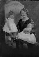 Jean Rosemary Vera Winch (née Cary); Elizabeth-Ann Beril Nelson (née Cary); Joan Sylvia Cary (née Southey), Viscountess Falkland NPG x69495