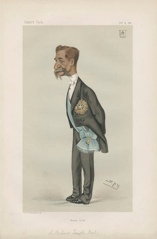 Sir Richard Temple, 1st Bt ('Statesmen. No. 350.') NPG D43995