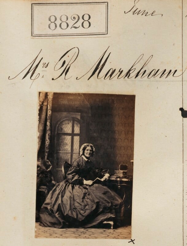 Jane markham (née clayton) ('mrs r markham') npg ax58651