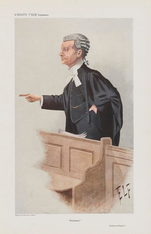 Pridham henry pridham wippell (né wippell) ('men of the day. no. 1222. "pridham."') npg d45549