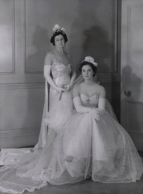 Emily gladys walpole (née oakes), countess of orford; lady anne sophia berry (née walpole) npg x137842