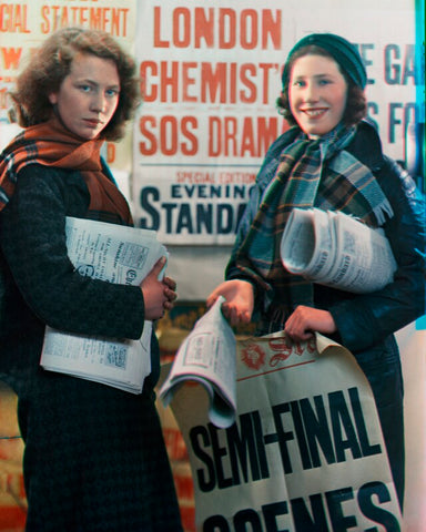 Newspaper Girls, Fleet Street NPG x220241