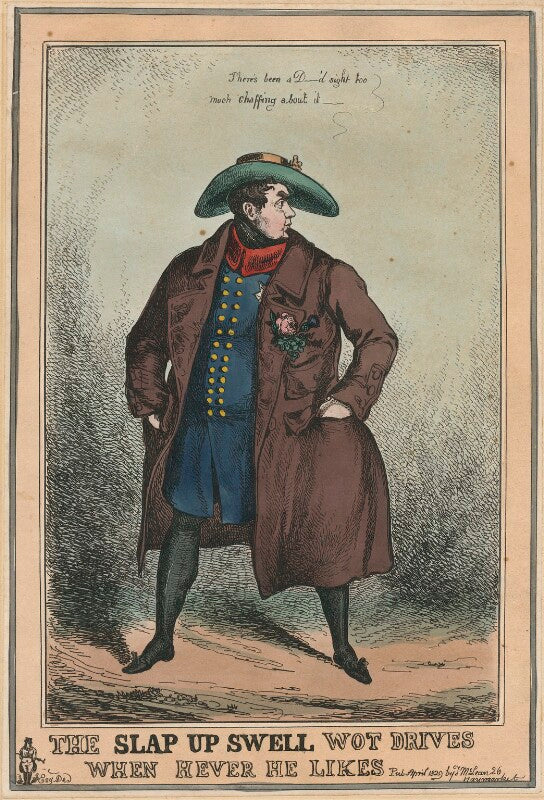 King george iv ('the slap up swell wot drives when hever he likes') npg d48874