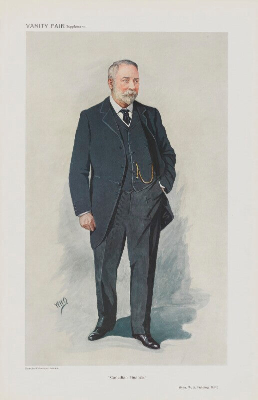 Hon. william stevens fielding ('men of the day. no. 1197. "canadian finance."') npg d45518