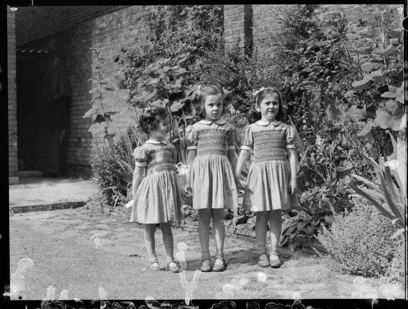 Hon. brigid gabriel menuhin (née forbes sempill); hon. kirstine elizabeth de daranyi (née forbes sempill); hon. janet cecilia forbes sempill npg x98005
