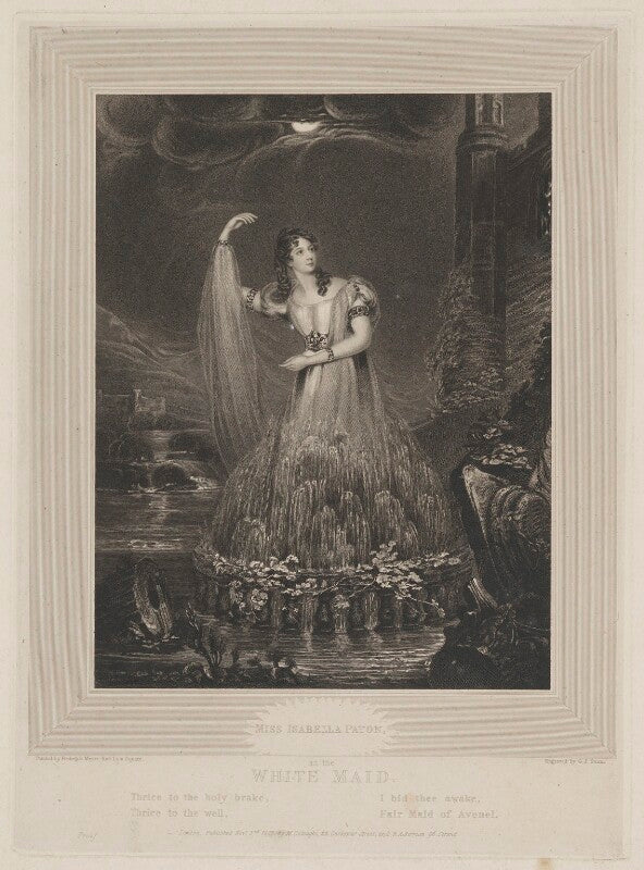 Isabella paton as the white maid of avenel npg d39562