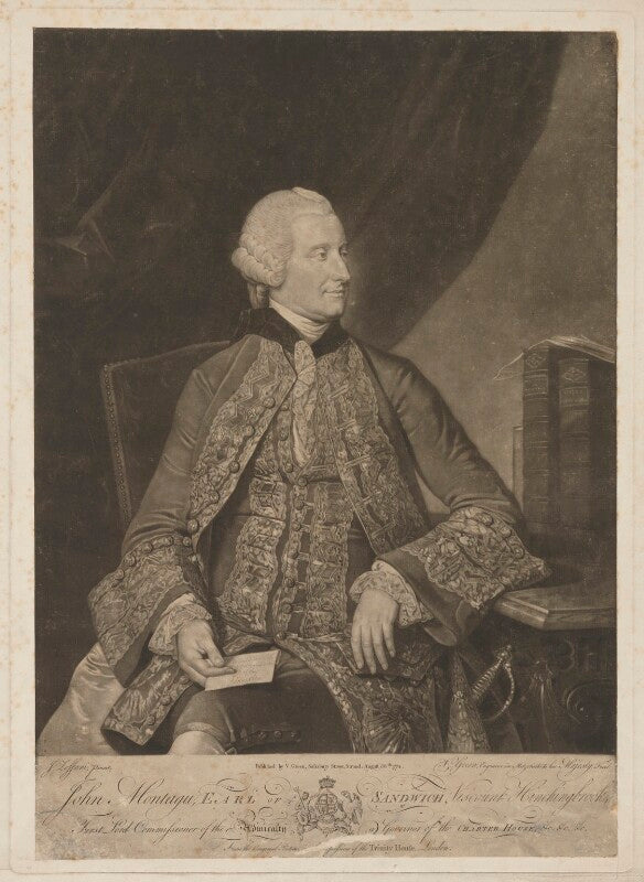John montagu, 4th earl of sandwich npg d40059