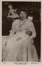 Ena, Queen of Spain with Infante Jaime NPG x74463