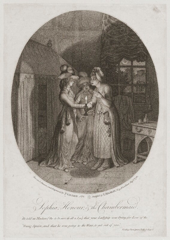 'sophia, honour and the chambermaid' npg d12286