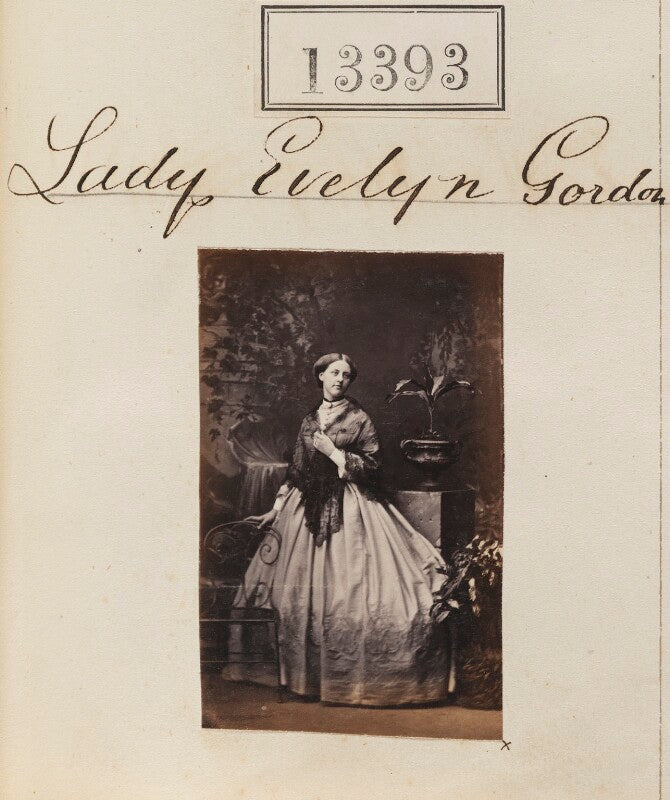 Evelyn elizabeth (née gordon), countess of ancaster npg ax63026