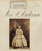 Miss F. Anderson NPG Ax60694