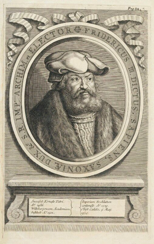 Frederick iii, elector of saxony npg d22737