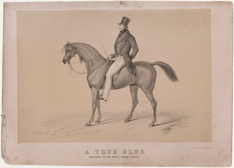 Unknown man ('a true blue') npg d46281