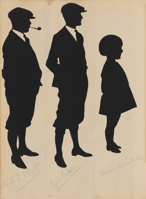 Charles d. elliott; vyvian pedlar; marion kerala shotton (née kitchin) npg d46453