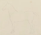 Profile of horses for Statue of the Duke of Wellington NPG 316a(135)
