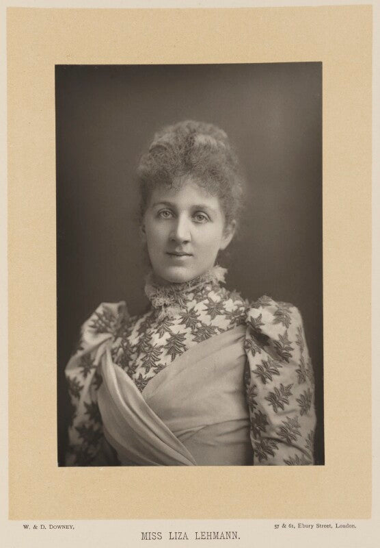Elizabeth nina mary frederica ('liza') lehmann (mrs bedford) npg ax15982