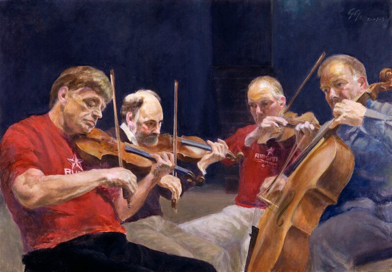 Lindsay quartet (peter cropper; ronald birks; robin ireland; bernard gregor smith) npg 6649