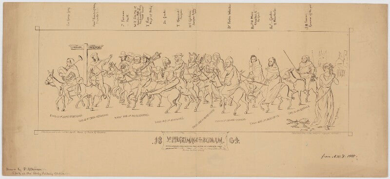Ye pilgrimage to bedlam 1864 npg d3783