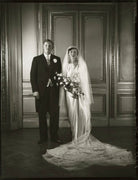 The wedding of Sir John Heathcoat Amory and Joyce Wethered NPG x124408