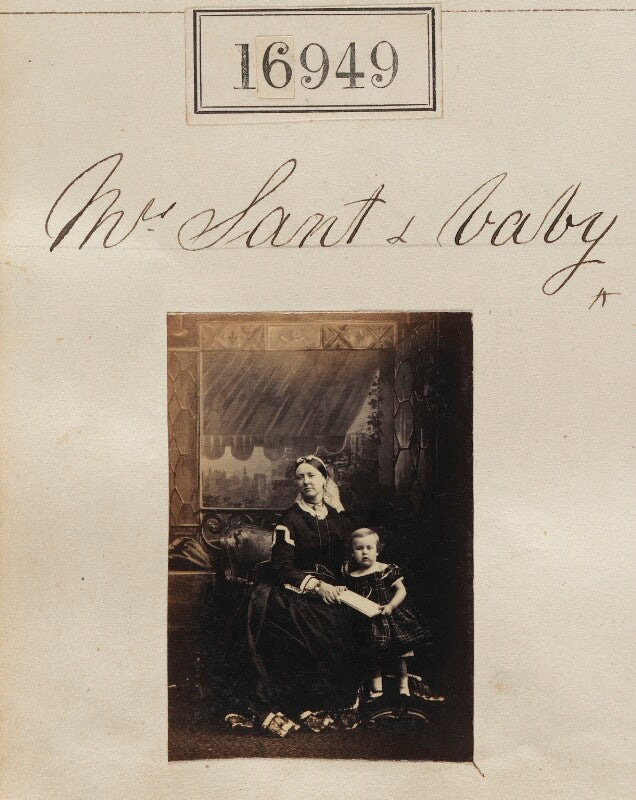 Eliza sant (née thomson); mowbray lees sant npg ax64830